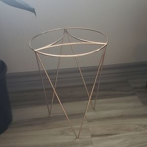 Rose Gold Metal Plant Stand